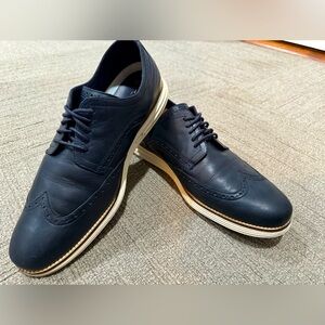 Cole Haan Oxford WingTip - Original Grand. Sz 12. Navy Blue